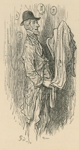 Een man met stof door Gustave Dore